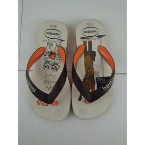 Havaianas Star Wars Chewbacca C-3PO Kids‎ Flip Flops Sandals Size 1Y 29-30